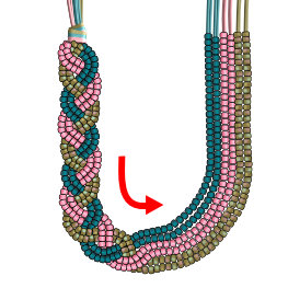 Bella Braid Miyuki 6/0 Necklace Instructions
